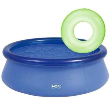 Imagem de Piscina Redonda Inflável Mor 1900L Infantil Brinde Boia Neon