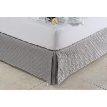Imagem de Saia Box Matelassê Ultrassônico Forro Em Tecido No Mesmo Tom - Solteir
