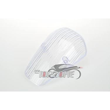 Imagem de TOPZONE Compatível/substituição para lente de luz traseira de freio de luz traseira Honda VTX1300 C; VTX 1800C