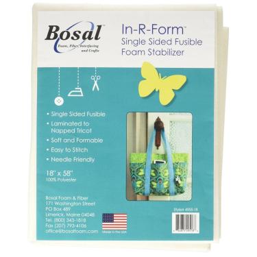 Imagem de Estabilizador de espuma Bosal R Form Sew in Fusible Stabilizer White