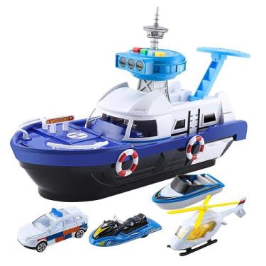 Imagem de O modelo de navio de brinquedo infantil pode acomodar vários navios de