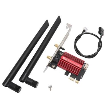Imagem de Generic Adaptador de Rede Sem Fio de Mesa, Adaptador de Rede Sem Fio PCIE 4.2 433Mbps para Computador de Mesa