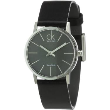 Imagem de Calvin Klein Relógio feminino CK7622107 Post mínimo preto mostrador, Preto