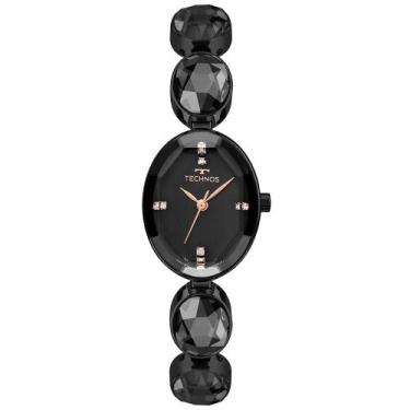 Imagem de Relógio Technos Feminino Crystal Preto - 2036NBR/1P