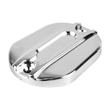 Imagem de NICECNC Capa de reservatório de freio frontal direita cromada compatível com Harley Iron 1200 XL1200NS 2018-2021, Nightster XL1200N 2007-2012, Forty Eight XL1200XS Special 2018-2020, veja acessórios