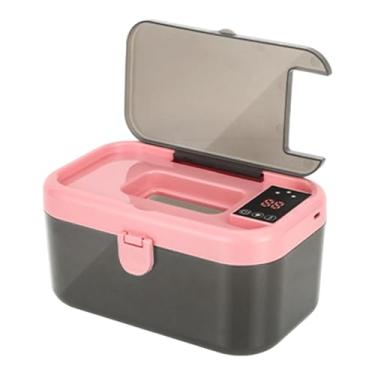 Imagem de JunZheHub Aquecedor E Dispensador de Lenços Umedecidos, Máquina de Lenços Umedecidos, Luz Noturna, Uniforme, Prático, Portátil, USB, Aquecedor de Lenços Umedeci, Rosa