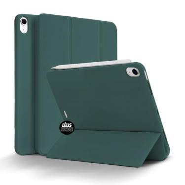 Imagem de Capa Case Anti Impacto Para iPad 10 10.9 10th Geração e iPad 11th 2025 Chip A16 com função sleep e suporte Com Compartimento Para Pencil Caneta Tampa Magnética PREMIUM (VERDE MILITAR)