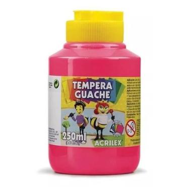 Imagem de Tinta Guache 250ml Rosa Acrilex