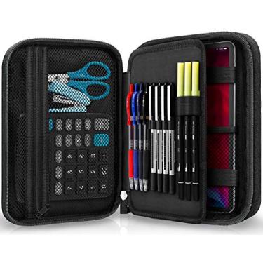 Imagem de Zannaki – Estojo de armazenamento de grande capacidade, estojo para lápis de papelaria simples para Bullet Journal Middle High School, escritório, faculdade, estudantes, meninas, mulheres, adultos, adolescentes