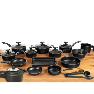 Imagem de Conjunto Panelas 17 Pc Antiaderente com Panela Pressão