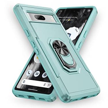 Imagem de SORAKA Capa para Google Pixel 7A com anel de apoio para os pés Capa rígida de PC Capa de TPU macio para amortecedores Capa Google Pixel 7A Capa robusta