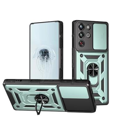 Imagem de Kukoufey Capa compatível com ZTE Nubia Red Magic 10 Pro, com capa de lente de câmera deslizante compatível com ZTE Nubia Red Magic 10S Pro+ NX789J capa verde