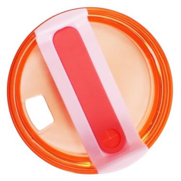 Imagem de Tampa de substituição colorida tingida para Stanley Quencher H2.0 e ProTour 1,134 g – Tampa de copo de embalagem única durável, fácil de instalar e limpar