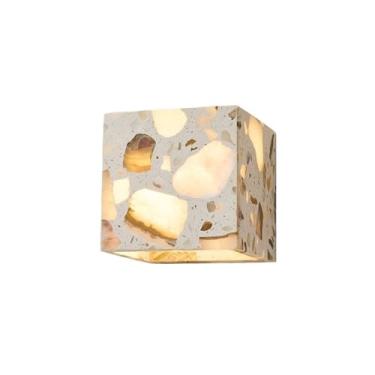 Imagem de Luminária de parede com atmosfera pedra translúcida para entrada corredor, escada, luzes para corredor, hall de entrada