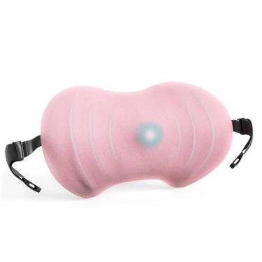 Imagem de Almofada de suporte lombar, almofada ergonômica para cadeira de escritório, almofada lombar de carro de espuma viscoelástica alívio da dor lombar com alças ajustáveis, travesseiro de suporte para as