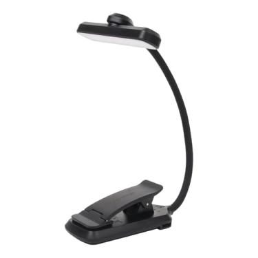 Imagem de Bsdgeclogy Luz de livro recarregável de 24 LEDs para leitura na cama, cuidados com os olhos, 3 temperaturas de cor, lâmpada de encaixe leve de 80 horas, perfeita para crianças, amantes de livros e