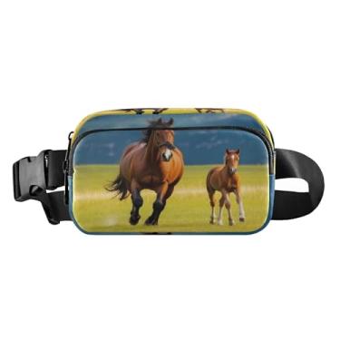 Imagem de Pochetes femininas e masculinas, bolsa de cintura, bolsa transversal, esportiva, corrida, caminhada, pochete para crianças, meninas, meninos, Multi 04, Medium