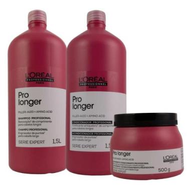 Imagem de LOréal Serie Expert Pro Longer Kit Salão (3 Produtos) - LOréal Profess