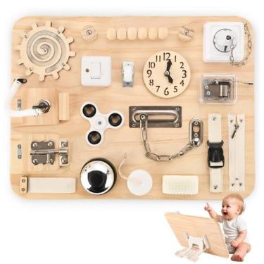 Imagem de Batata de madeira Sensory Busy Board para crianças - Potatomato