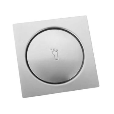 Imagem de Ralo Inteligente Banheiro Click Inox Quadrado 15X15 Lavabo - Bestfer