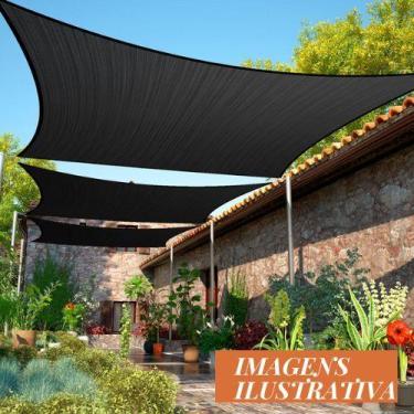 Imagem de Tela Sombreamento 4x10 proteção 80% reforçada borda com ilhos - MAIS S