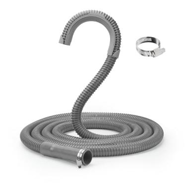 Imagem de Funmit Mangueira de drenagem universal para máquina de lavar 3 m, mangueira de extensão flexível adequada para a maioria das máquinas de lavar domésticas