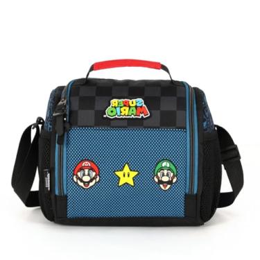 Imagem de Lancheira Térmica Mario Azul Luxcel LA49883MO 2026