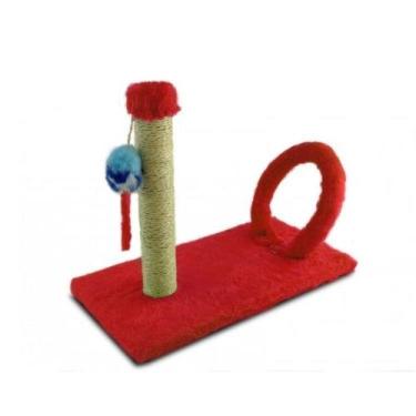 Imagem de Arranhador Cat Arco Retangular Vermelho 40x20cm - Pet injet