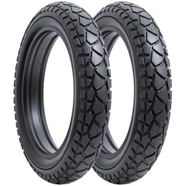 Imagem de YUNSCM 2 peças de pneus de 50,8 cm E-Bike Fat 20x3.0/76-406 compatíveis com pneus de bicicleta de piso direcional para todo terreno de 20 x 3,0 (Y-1326)