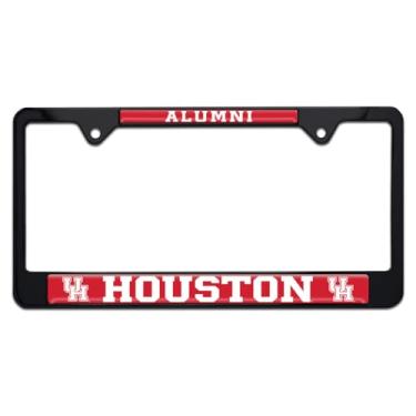 Imagem de Moldura de placa de licença de metal University of Houston Cougars (Alumni - Moldura preta)