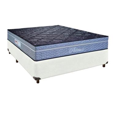 Imagem de Cama Box + Colchão Casal Molas Ensacadas Petrus Paropas