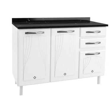 Imagem de Rack Para TV 32 Pol Atualle Móveis Inovare Bali 1 Porta Mocaccino/Carvalho