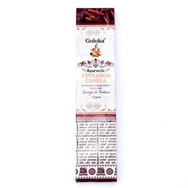 Imagem de Incenso Indiano Goloka Cinnamon  Canela 15g