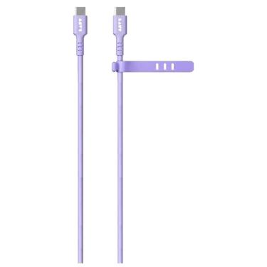 Imagem de Cabo Links Reforçado para USB-C em Silicone Violeta - Laut - LTLKCC