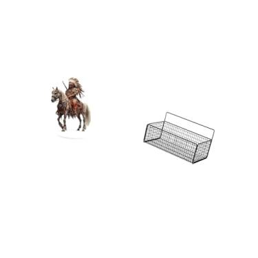 Imagem de Vaveren Centro de Mesa de Acrílico Knight com Prateleiras Flutuantes de Metal E Cesto de Armazenamento de Arame para Decoração de Casa, Cozinha, Banheiro E Sa