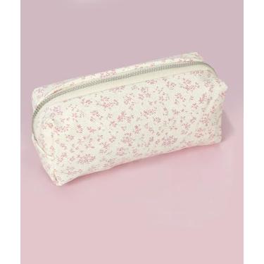 Imagem de Estojo de lápis de flor, lindos estojos florais com zíper