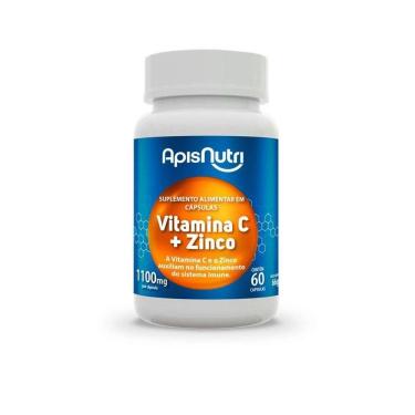 Imagem de Vitamina C + Zinco 1100mg (60 Caps) - Padrão: único