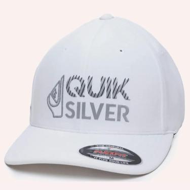 Imagem de Boné Quiksilver Aba Curva Silver Transfer Emb SM26 Branco