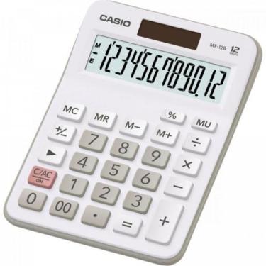 Imagem de Calculadora de Mesa Casio MX12B-WE 12 Dígitos Branca
