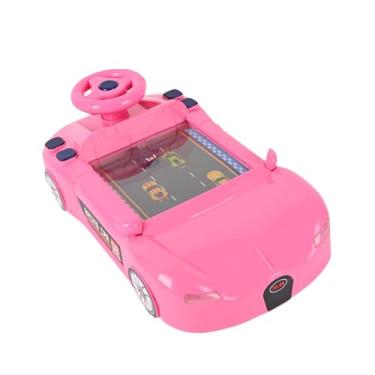 Imagem de KiBcsLic Carro de aventura, volante de brinquedo, aprendizagem, brinquedo educativo, jogo de carro de condução simulado para meninas, meninos, presente para, Rosa