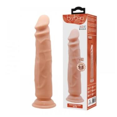 Imagem de Prótese Realística Alcmene Com Ventosa 25 X 4,2Cm Dildo Pênis Glande PE005G