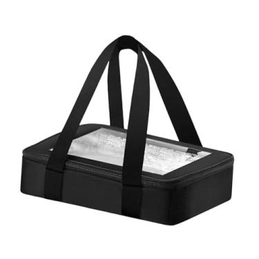 Imagem de Generic Bolsa térmica portátil e empilhável para transporte de alimentos quentes ou frios, ideal para levar marmitas e viagens.