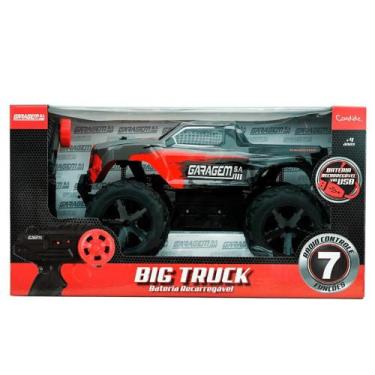 Imagem de Carrinho de Controle Remoto 7 Funções Garagem S.A. Big Truck Candide