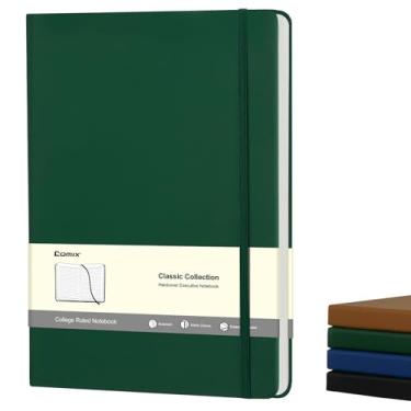 Imagem de Comix B5 Lined Journal Notebooks, 240 Pages, 6.9 x 9.8 Inches, Dark Green, Hardcover Journaling Notebooks for Men & Women- Fits for Office, Business, School, Notes Taking & Writing