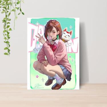 Imagem de Genérico, Quadro Dan da Dan Anime A4 | Placa MDF 19