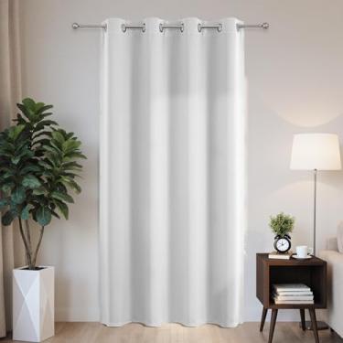 Imagem de Joydeco Cortinas blackout para portas deslizantes de pátio de 182 cm de comprimento, cortinas divisórias de quarto com ilhós, cortinas blackout térmicas extra largas para quarto e sala de estar