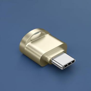 Imagem de Leitor de cartão micro SD, leitor de cartão USB C para SD, leitor de cartão de memória tipo C TF com adaptador USB C para USB, leitor de cartão OTG USB Mepsies compatível com laptops, telefones e mais