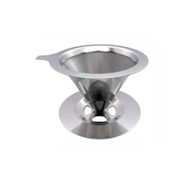 Imagem de Filtro de Café em Inox Reutilizável – Malha Fina Lavável até 6 Pessoas(2 Pessoas 102)