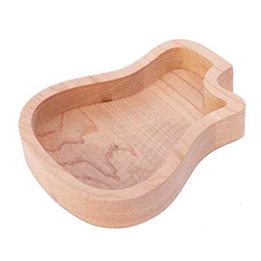 Imagem de RiToEasysports Caixa de Picareta de Madeira de Bordo Durável, Estojo de Armazenamento de Luxo para Picaretas, Uso Confortável, ótimos Guitarristas e Amantes de Música