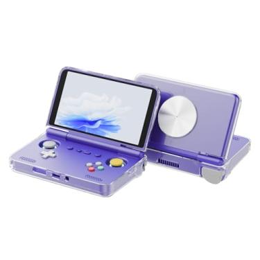 Imagem de Capa protetora para console de jogos retroid Pocket Flip 2, capa protetora de TPU transparente compatível com retroid Pocket Flip 2, capa de console de jogos à prova de quedas à prova de choque